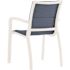 Grosfillex Sunset Comfort Armchair Madras Blue/ Gw Package Of 4