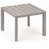 Grosfillex Sunset Low Table, Platinum Gray