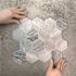 Dip Design Is Personal Hex Tile, Charcoal Travertine, 12" X 12", Case Of 10