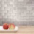 Dip Design Is Personal Aluminum Tile, Silver Subway, 10.75" X 13", Case Of 10