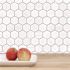 Dip Design Is Personal Hex Tile, Light Marble, 12" X 12", Case Of 10
