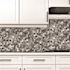 Dip Design Is Personal Hex Tile, Mini Pewter, 12" X 12", Case Of 10