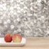 Dip Design Is Personal Hex Tile, Sliver, 12" X 12", Case Of 10