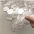 Dip Design Is Personal Hex Tile, Sliver, 12" X 12", Case Of 10