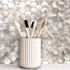 Dip Design Is Personal Hex Tile, Sliver, 12" X 12", Case Of 10