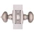 Shield Security Fancy Mushroom Privacy Knob,  Bed/Bath, Satin Nickel