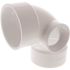 Nibco PVC Dwv Double Hub Sanitary Tee Fitting 4" X 4"