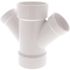 Nibco po -3" PVC Dwv 60-Degree Hub X Hub Elbow Fitting