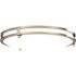 Juno Saturn 16" Round LED Flush Mount With Switchable Cct, Brushed NICKEL