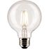 Satco 4.5w G25 LED Bulb Clear Medium Base 90 Cri 2700k 120v Package Of 6