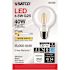 Satco 4.5w G25 LED Bulb Clear Medium Base 90 Cri 2700k 120v Package Of 6