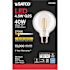 Satco 4.5w G25 LED Bulb Clear Medium Base 90 Cri 2700k 120v Package Of 6
