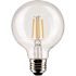 Satco 4.5w G25 LED Bulb Clear Medium Base 90 Cri 2700k 120v Package Of 6