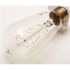 Satco Vintage St-19 Bulb, 40 Watt, Hairpin, 120 Volt, Package Of 6