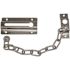 Generic Chain Door Lock, 3-5/16" Extruded Brass, Satn Nickl-Platd, 6"chain