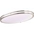 Satco Glamour LED 32" Oval Flush Mount Brushed NICKEL Cct Select 3k/4k/5k
