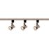 Satco Nuvo Brushed NICKEL Three-Light Mr16 Line Voltage Gimbal Ring Track Kit
