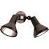 Satco Nuvo Black Two-Light 15 Exterior Par38 Flood Light With Adjustable Swivel