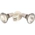 Satco Nuvo White Two-Light 10 Exterior PAR38 Flood Light With Motion Sensor