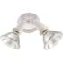Satco Nuvo White Two-Light 10 Exterior Par38 Flood Light With Adjustable Swivel