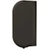 Compact 4-Roll Quad Plus Coreless High-Capacity Toilet Paper Dispenser Black