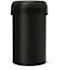 Simplehuman 60l 16 Gal. Semi-Round Open Top Can Matte Black