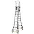Little Giant Ladders Cage Model Iaa Fg With Wheel Lift And Ratchet Levelers