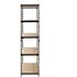 Muscle Rack 5-Shelf Z-Beam Boltless Steel Shelving Unit In Silver Vein