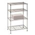 Muscle Rack 4-Shelf Light Duty Chrome Wire Shelving Unit