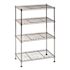 Muscle Rack 4-Shelf Light Duty Chrome Wire Shelving Unit
