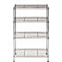 Muscle Rack 4-Shelf Light Duty Chrome Wire Shelving Unit