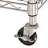 Muscle Rack 36 W X 18 D X 72 H 5-Tier Mobile Wire Shelving Chrome