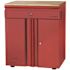 Husky Welded 1-Drawer 2-Door Base Cabinet In Red, 28in. W XÂ 32in. H X 21.5in. D