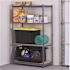 Muscle Rack 4-Tier Steel Shelving In Gray, 36 In. W X 60 In. H X 18 In. D