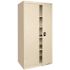 Sandusky Garage Cabinet In Putty, 36 In. W X 72 In. H X 18 In. D