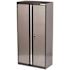 Husky Welded Cabinet In Black And Gray, 36 In. W X 72 In. H X 18 In. D
