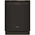 Whirlpool 44 Dba ADA Compliant Dishwasher Flush With Cabinets,3rd Rack In Black