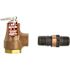 Watts 3/4 In 374a Iron Boiler Pressure Relief Valve, 30 Psi, Forged Brass Inlet