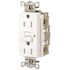 Hubbell Commercial Autoguard Tamper/weather Resistant Gfci, 15a, White