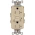 Hubbell Commercial Autoguard Tamper/weather Resistant Gfci, 20a, Ivory
