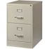 Hirsh 25" Deep 2 Drawer Legal Width Metal Vertical File Commercial Grade Black