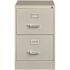 Hirsh 25" Deep 2 Drawer Legal Width Metal Vertical File Commercial Grade Black