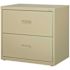 Hirsh 25" Deep 2 Drawer Legal Width Metal Vertical File Grade Light Gray