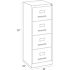 Hirsh 30" Wide 4 Drawer Metal Lateral File Letter/legal/a4 Hanging Folders Black
