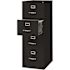 Hirsh 25" Deep 4 Drawer Legal Width Metal Vertical File Commercial Grade Putty