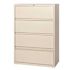 Hirsh 25" Deep 4 Drawer Legal Width Metal Vertical File Commercial Grade L Gray