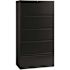 Hirsh 36" W 5 Drwr Metal Lateral File Roll-Out Shelve Letter/legal/a4 Hang Black