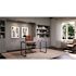 Hirsh 4 Shelf Metal Bookcase 60" H Putty