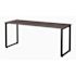 Hirsh 4 Shelf Metal Bookcase 60" H Putty