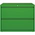 Hirsh 4 Shelf Metal Bookcase 60" H Light Gray